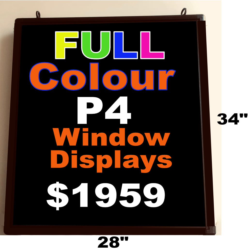 P4 Window Sign